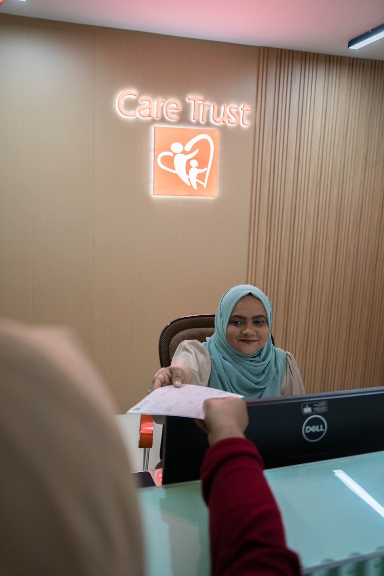 Reception at Care Trust